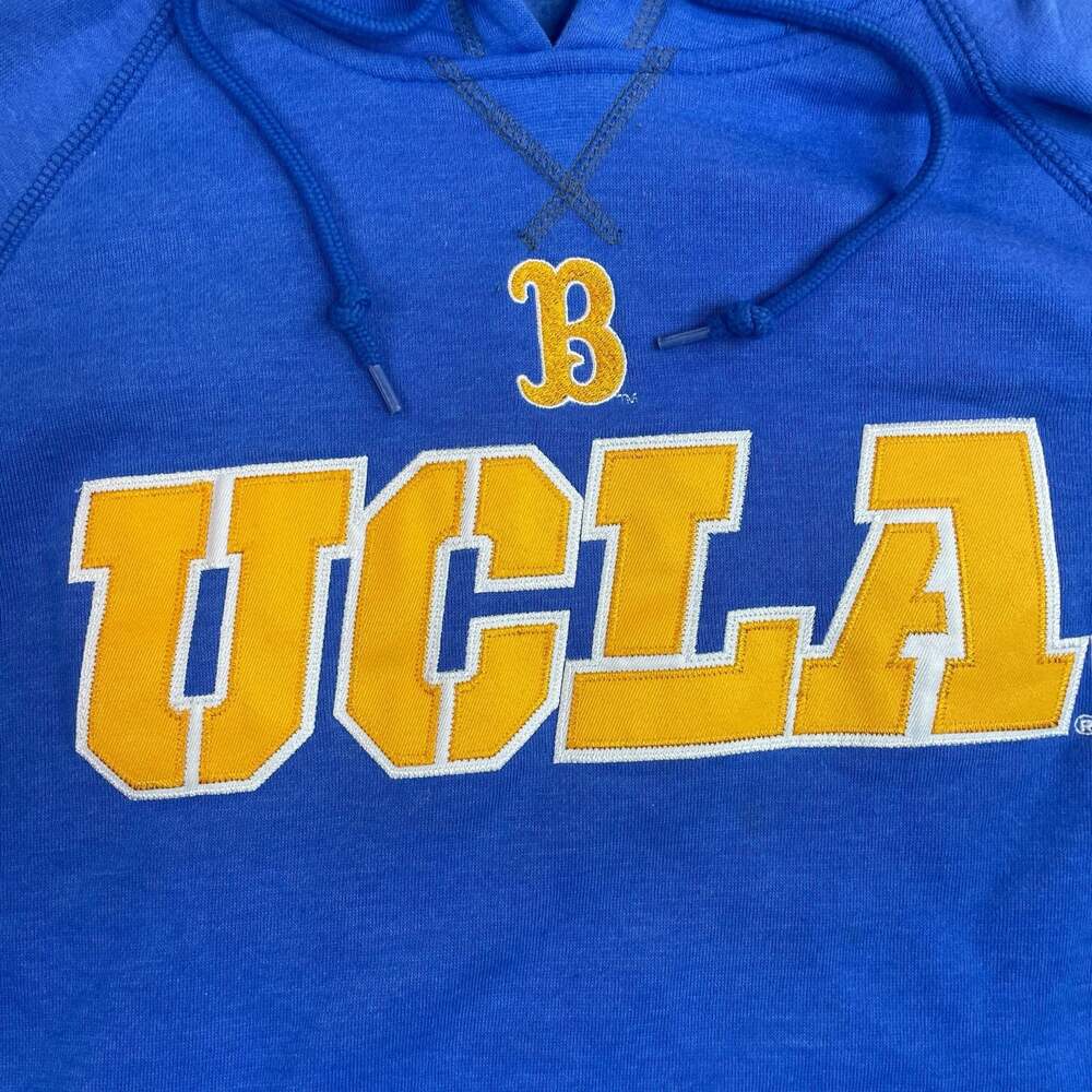 Champion Elite UCLA Bruins Hoodie Blue Pullover Sweatshirt Size L - Picture 3 of 6
